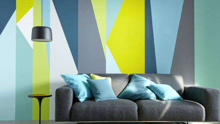 Peinture décorative pour différentes pièces